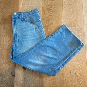 Madewell Slim Wide Leg Crop Jeans